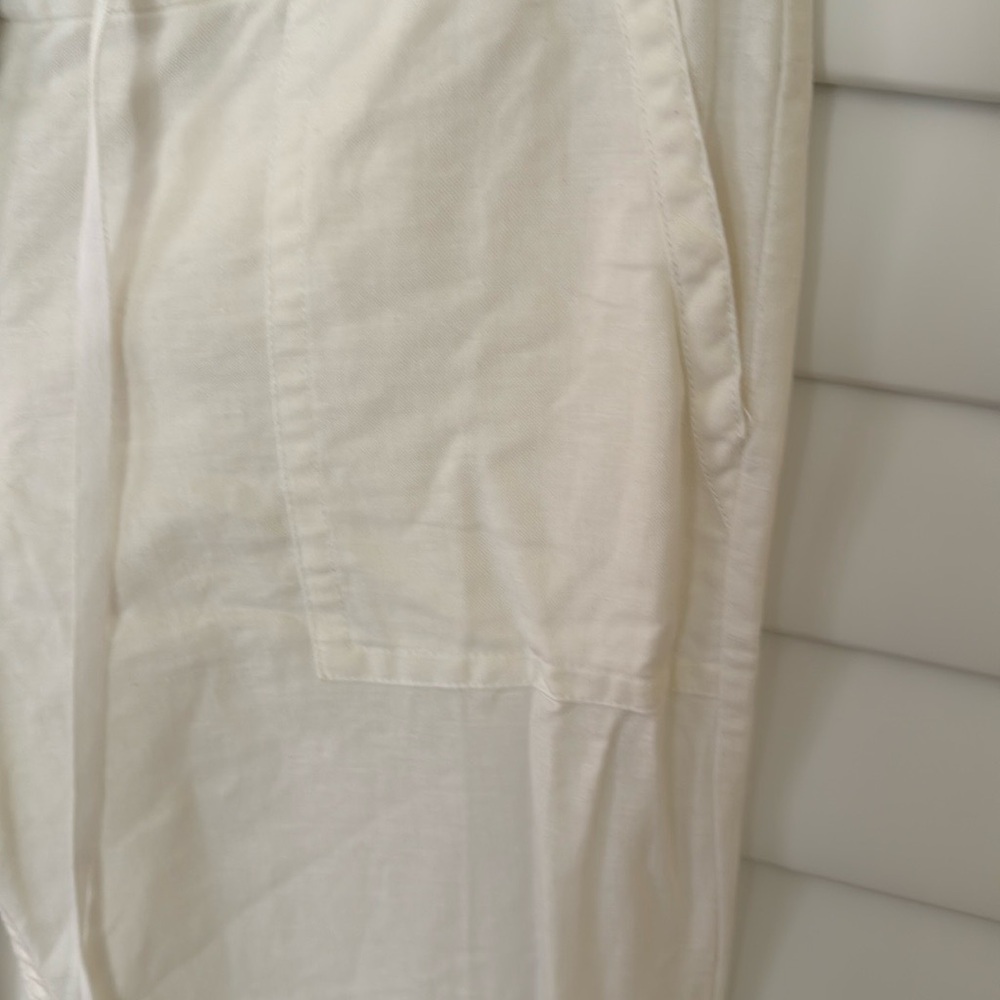 J. Crew Factory White Wide-Leg Trousers - Picture 9 of 13